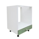 Corp inferior 60 pentru cuptor incorporabil cu 1 sertar Zebra MDF verde